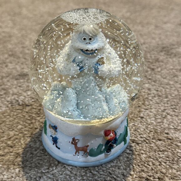 Rudolph The Red Nosed Reindeer 2001 Bumble Snow Globe Yeti Abominable Snowman - Picture 1 of 6